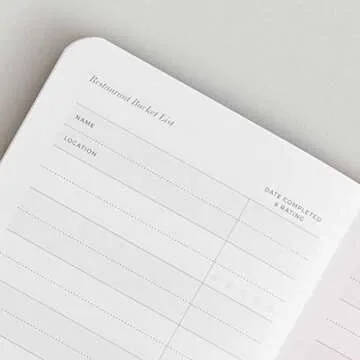 Letterfolk Restaurant Passport Journal — Pocket-sized Experience Book (3.5" W x 5.5" H)