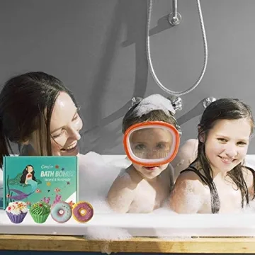 Colorful 10 Bath Bombs Gift Set for Kids & Adults