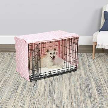New World Dog Crate Cover with Teflon Protection - Stylish & Cozy