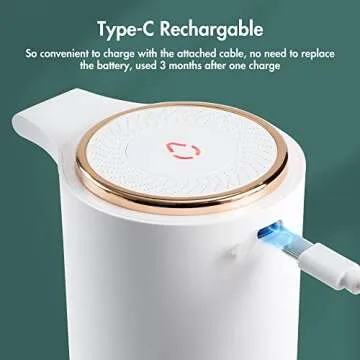 Adjustable Touchless Foaming Soap Dispenser - Rechargeable