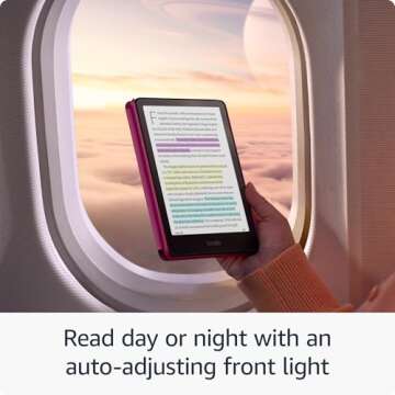 Introducing Amazon Kindle Colorsoft Signature Edition Essentials Bundle including Kindle Colorsoft Signature Edition (32GB)- Black, Plant-Based Leather Cover-Black and Wireless Charging Dock