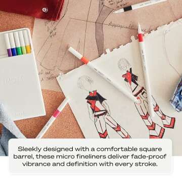 Uniball Emott Fineliner Pen 5 Pack Vintage, Office Supplies, School Supplies, Artist Supplies, Pens, Ballpoint Pen, Colored Pens, Gel Pens, Fine Point, Smooth Writing Pens