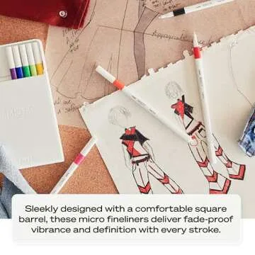 Uniball Emott Fineliner Pen 5 Pack Vintage, Office Supplies, School Supplies, Artist Supplies, Pens, Ballpoint Pen, Colored Pens, Gel Pens, Fine Point, Smooth Writing Pens