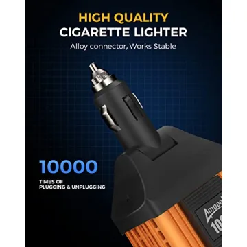 Ampeak 100W Car Adapter with Dual USB Ports and Safety Features