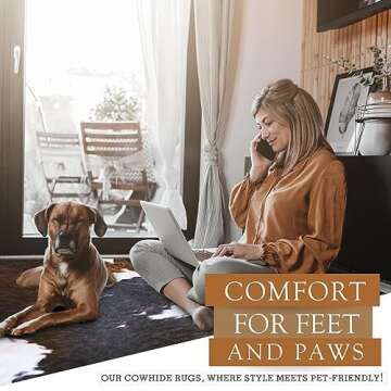 Luxurious Sunshine Cowhides Cowhide Rug for Stylish Spaces