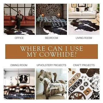 Luxurious Sunshine Cowhides Cowhide Rug for Stylish Spaces