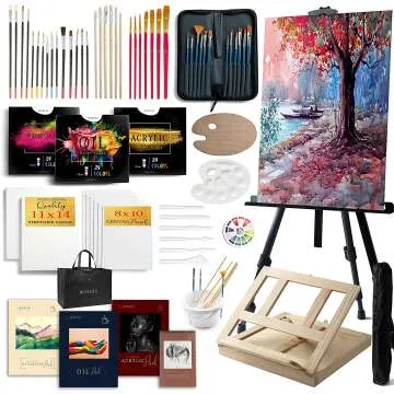 139-Piece Deluxe Artist Painting Set with Easel