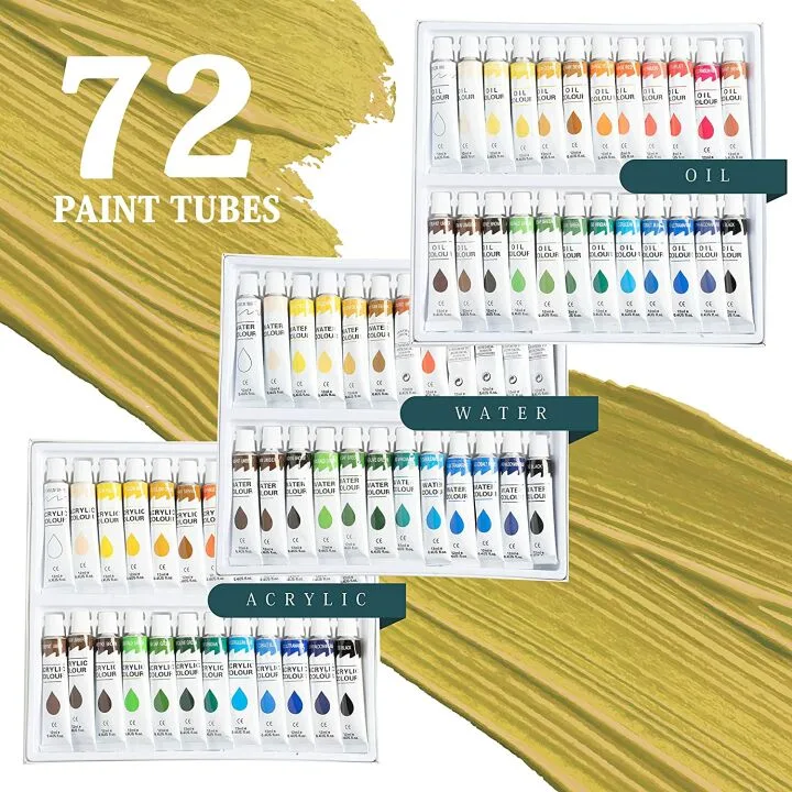 139-Piece Deluxe Artist Painting Set with Easel