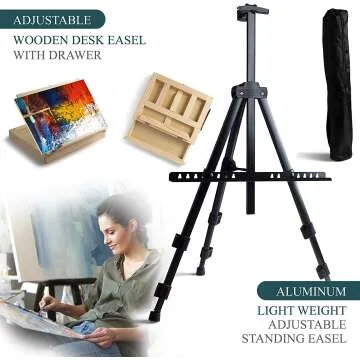 139-Piece Deluxe Artist Painting Set with Easel