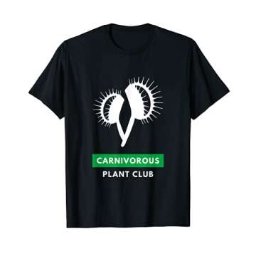 Stylish Carnivorous Plant Club T-Shirt - Venus Fly Trap Design
