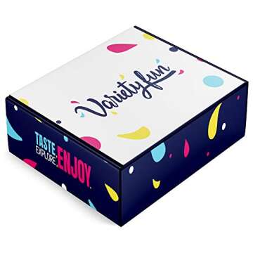 Chips, Cookies, Candy,Crackers Care Package Rotating Bulk Sampler by Variety Fun (Care Package 50 Count)