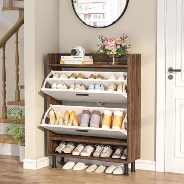 Tribesigns Shoe Cabinet for Stylish Shoe Storage Solution