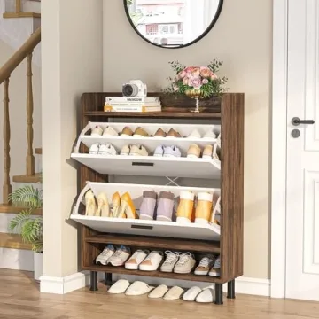Tribesigns Shoe Cabinet for Stylish Shoe Storage Solution