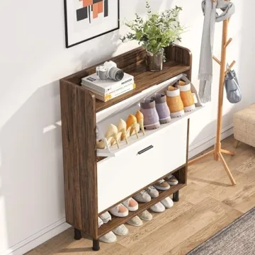 Tribesigns Shoe Cabinet for Stylish Shoe Storage Solution