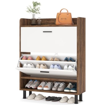 Tribesigns Shoe Cabinet for Stylish Shoe Storage Solution