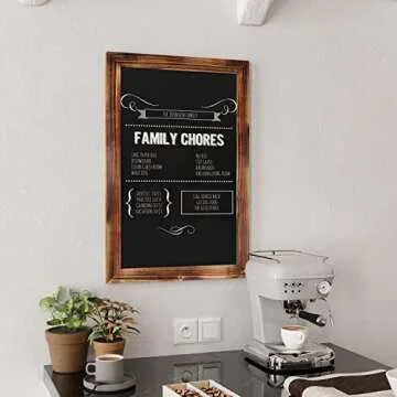 HBCY Creations 20x30 Wall Chalkboard with Magnetic Surface