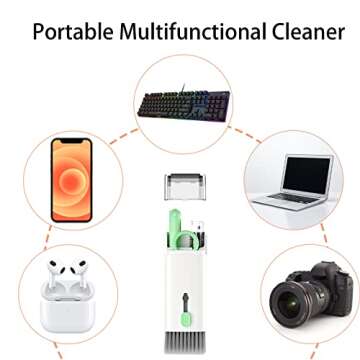 7 in 1 Electronic Cleaner kit - Keyboard Cleaner, Keyboard Cleaning Kit, Multifunctional Cleaning Br...