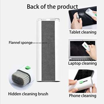 7 in 1 Electronic Cleaner kit - Keyboard Cleaner, Keyboard Cleaning Kit, Multifunctional Cleaning Brush, Electronic Cleaner for Airpods pro/Laptop/Phone/Screen (5ml Screen Cleaning Solution)
