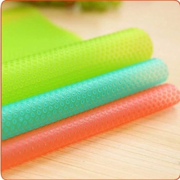 Aiosscd 7 PCS Colorful Refrigerator Shelf Mats