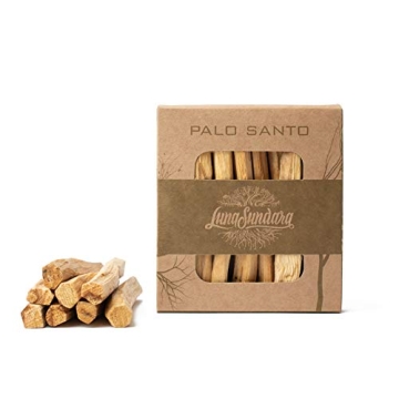 Luna Sundara Organic Wild Harvested Palo Santo Smudging Sticks from Ecuador Select High Resin Natura...