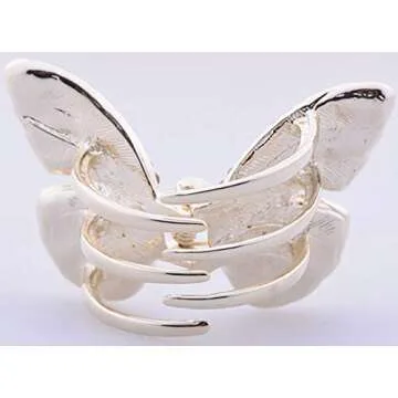 Multi Color Crystal Rhinestones Butterfly Hair Claw Clip for Women Girls