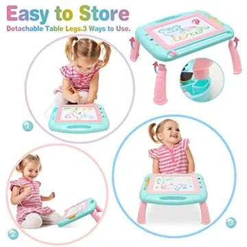 Toys for 1-2 Year Old Girls,Magnetic Drawing Board Toddler Toys for Girls Boys,Erasable Doodle Board Kids Toys,Birthday Gifts for 1 2 3 Year Old Girl