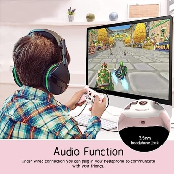 Mytrix Pink Wireless Controller for Nintendo Switch - Cute & Functional