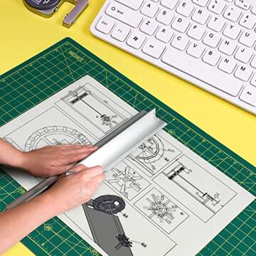 Azzel Self Healing Cutting Mat 36x24 for Crafts