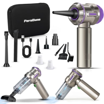 Powerful PeroBuno Air Duster Mini Vacuum for Cleaning