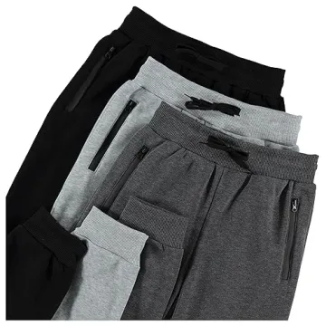 Boys Athletic Sweatpants 3Pk with Zipper Pocket