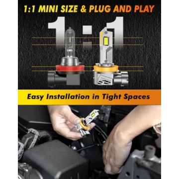 Termitor H11/H9/H8 9005/HB3 Light Bulbs Combo - Ultra-Bright Safety