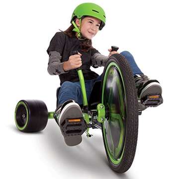 Huffy Green Machine Trike for Ages 8+, Thrilling Spins