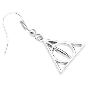 Harry Potter Deathly Hallows Earrings for Fans and Collectors