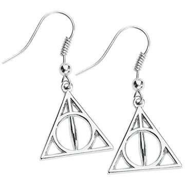 Harry Potter Deathly Hallows Earrings for Fans and Collectors