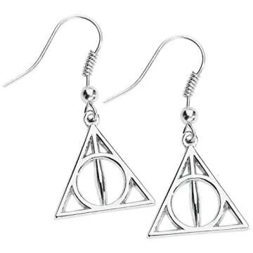 Harry Potter Deathly Hallows Earrings for Fans and Collectors