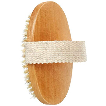 Natural Dry Body Brush for Exfoliation and Cellulite Care