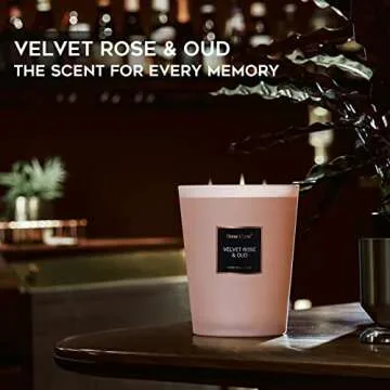 HomeLights Scented Giant Candle - 33.3 Oz Natural Soy