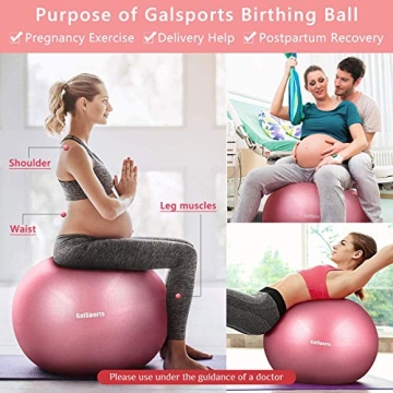 GalSports Pregnancy Birthing Ball - Essential Support for Moms