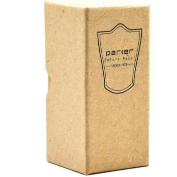 Parker Premium 3 Band Pure Badger Shaving Brush with Stand Included - White