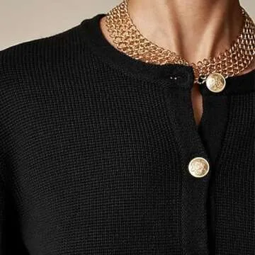 SeeLuNa Women's Cropped Cardigan - Chic & Comfort