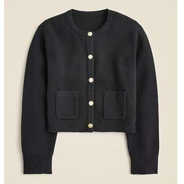 SeeLuNa Women's Cropped Cardigan - Chic & Comfort