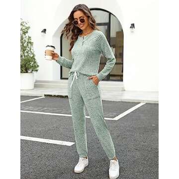 Comfortable WIHOLL Two Piece Outfits for Women