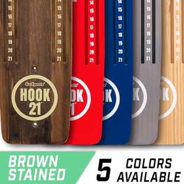 GoSports Hook 21 Wall Mount Ring Swing Game for All Ages