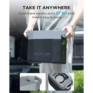 EF ECOFLOW DELTA 2 Smart Extra Battery, 1024Wh LiFePO4 Expansion Battery for Power Station DELTA2