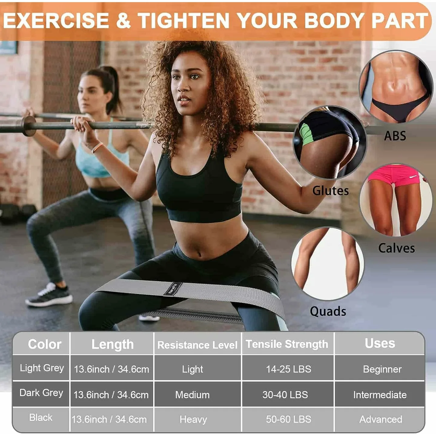 HaroFit 13-Piece Resistance Bands Set for Home Workouts