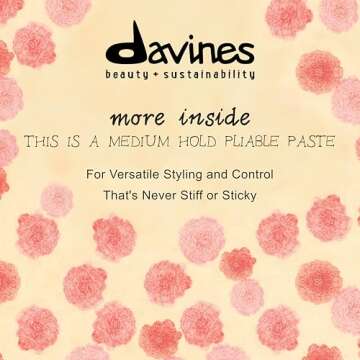 Davines Medium Hold Pliable Paste - Flexible, Non-Sticky Styler