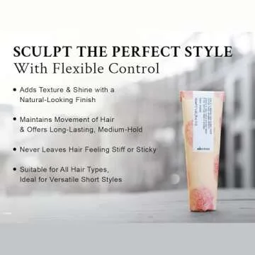 Davines Medium Hold Pliable Paste - Flexible, Non-Sticky Styler