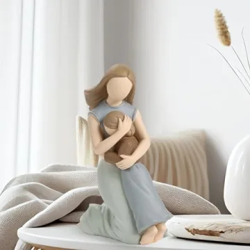 Klycea Love Mom Stuff for Mom Gifts for Mom from Daughter, to My Mom Gift Mother Daughter Figurines, for Mom Daughter Figurine, Sentimental Gifts for Mom Birthday Mother of The Bride Gifts