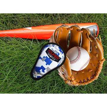 Youper Boys Youth Soft Foam Protective Athletic Cup (Ages 7-12), Kid Athletic Cup for Baseball, Football, Lacrosse, Hockey, MMA (Ocean Camo (1-Pack))