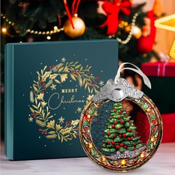 Unique 2025 Glass Fairy Ornament for Christmas Gifts